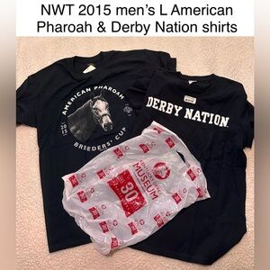 2015 American Pharaoh kentucky Derby Nation NWT men’s graphic size L t-shirts